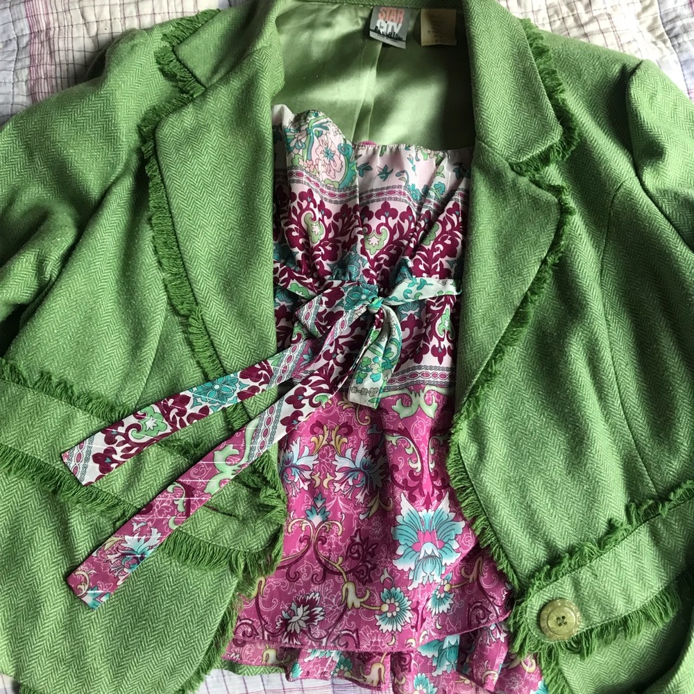 Camisole and Jacket with adjustable straps